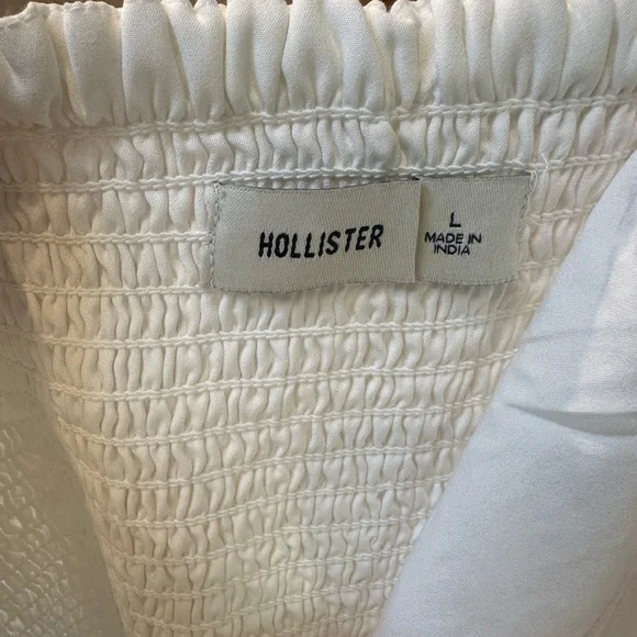 Hollister Strapless White Midi Dress - Picture 6 of 6